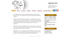 Desktop Screenshot of highlanderpizzaroanoke.com